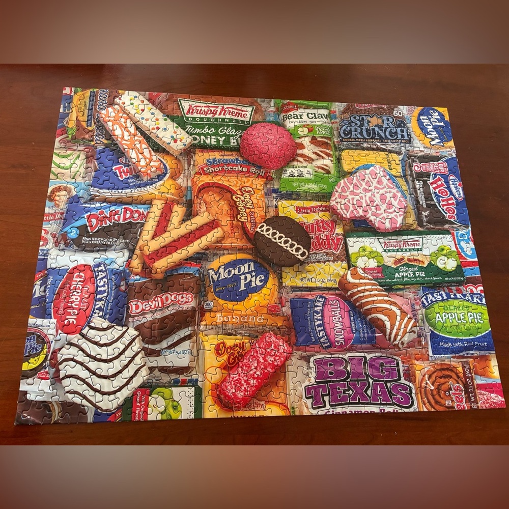 Colorful Snack-Themed Jigsaw Puzzle 500